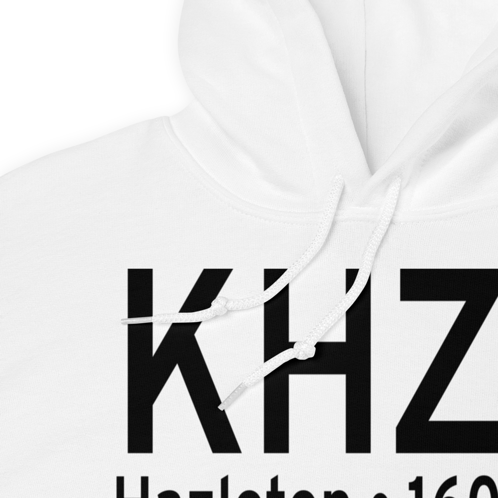 Hazleton Municipal Airport (KHZL) ICAO Hoodie Sweatshirt 