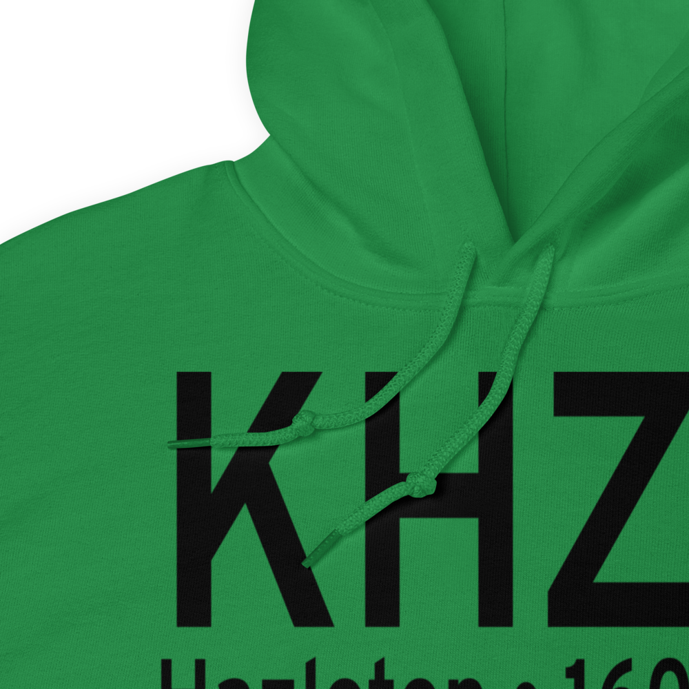 Hazleton Municipal Airport (KHZL) ICAO Hoodie Sweatshirt 
