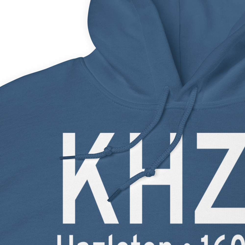 Hazleton Municipal Airport (KHZL) ICAO Hoodie Sweatshirt 