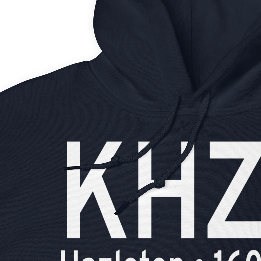 Hazleton Municipal Airport (KHZL) ICAO Hoodie Sweatshirt 