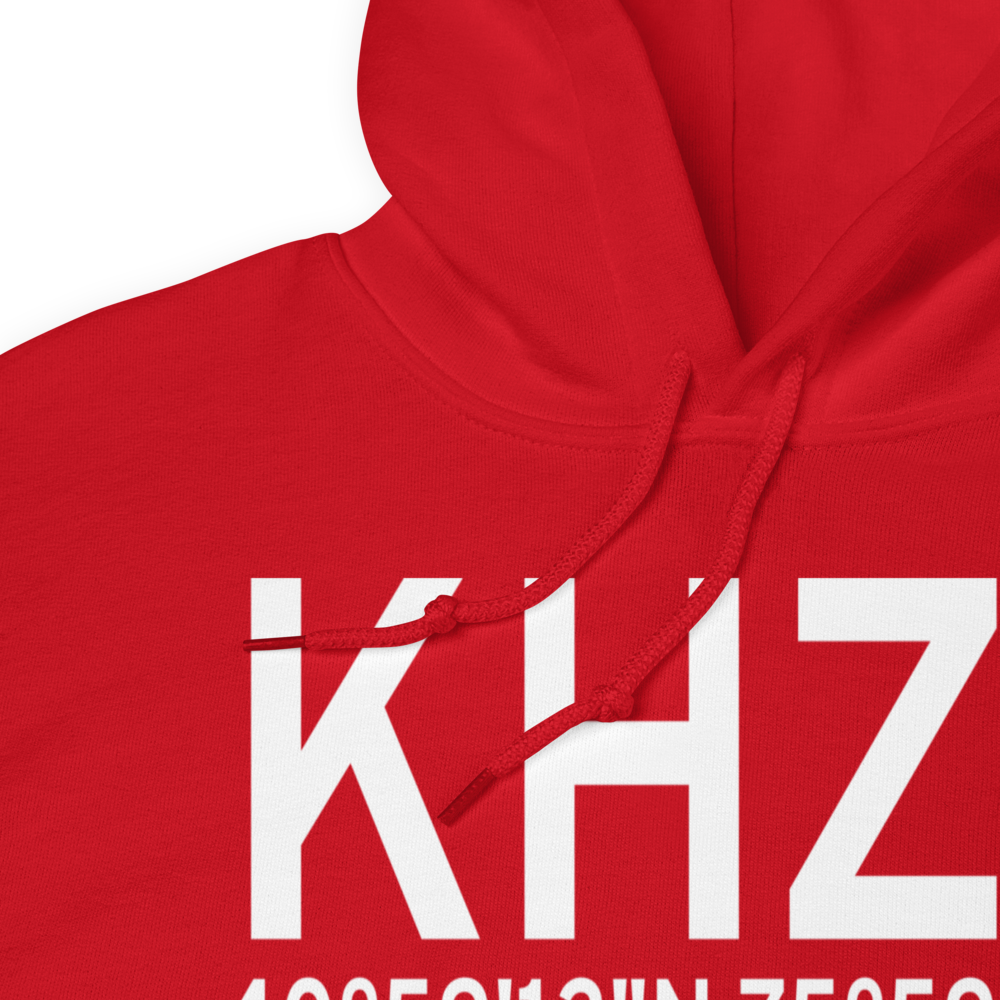 Hazleton Municipal Airport (KHZL) ICAO Hoodie Sweatshirt 