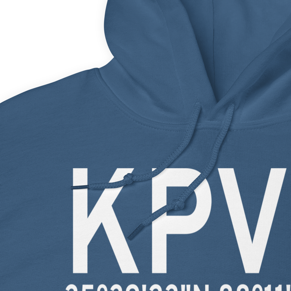 Beech River Regional Airport (KPVE) ICAO Hoodie Sweatshirt 