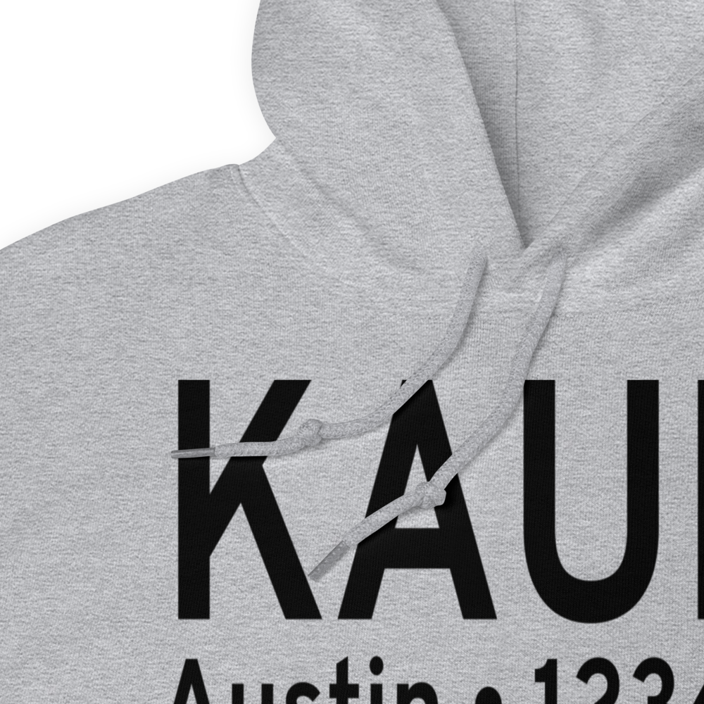 Austin Municipal Airport (KAUM) ICAO Hoodie Sweatshirt 