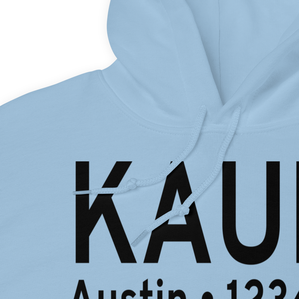Austin Municipal Airport (KAUM) ICAO Hoodie Sweatshirt 