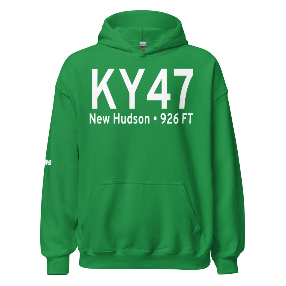 Oakland Southwest Airport (KY47) ICAO Hoodie Sweatshirt 