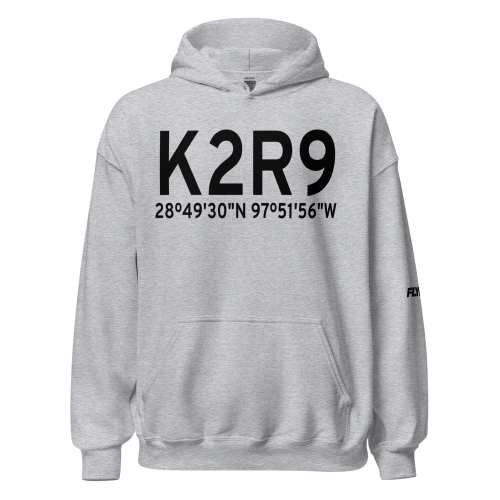 Kenedy Regional Airport (K2R9) ICAO Hoodie Sweatshirt 