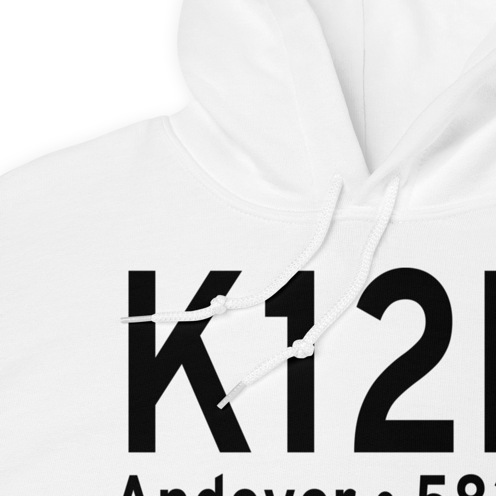Aeroflex-Andover Airport (K12N) ICAO Hoodie Sweatshirt 
