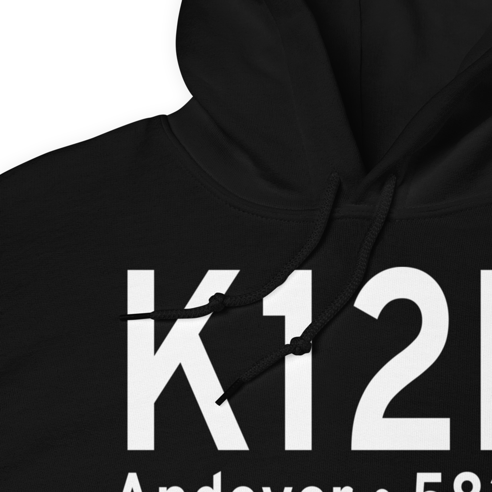 Aeroflex-Andover Airport (K12N) ICAO Hoodie Sweatshirt 