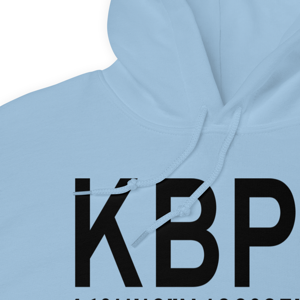 Bowman Municipal Airport (KBPP) ICAO Hoodie Sweatshirt 