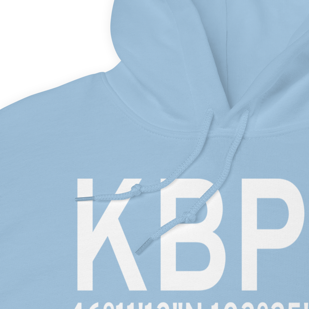 Bowman Municipal Airport (KBPP) ICAO Hoodie Sweatshirt 