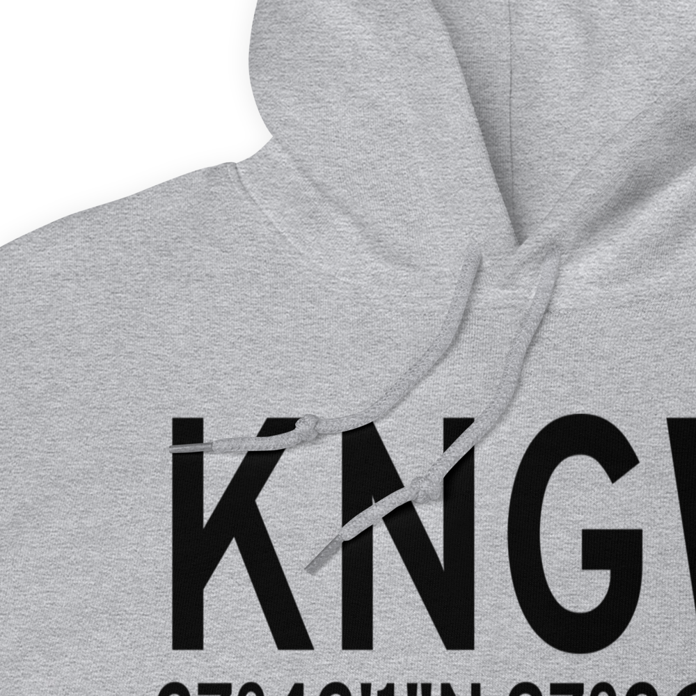 Cabaniss Field Nolf Airport (KNGW) ICAO Hoodie Sweatshirt 