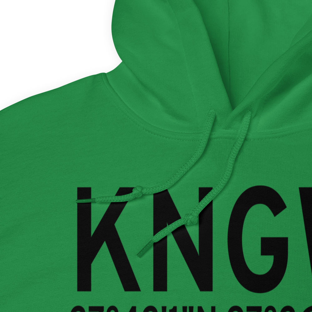 Cabaniss Field Nolf Airport (KNGW) ICAO Hoodie Sweatshirt 