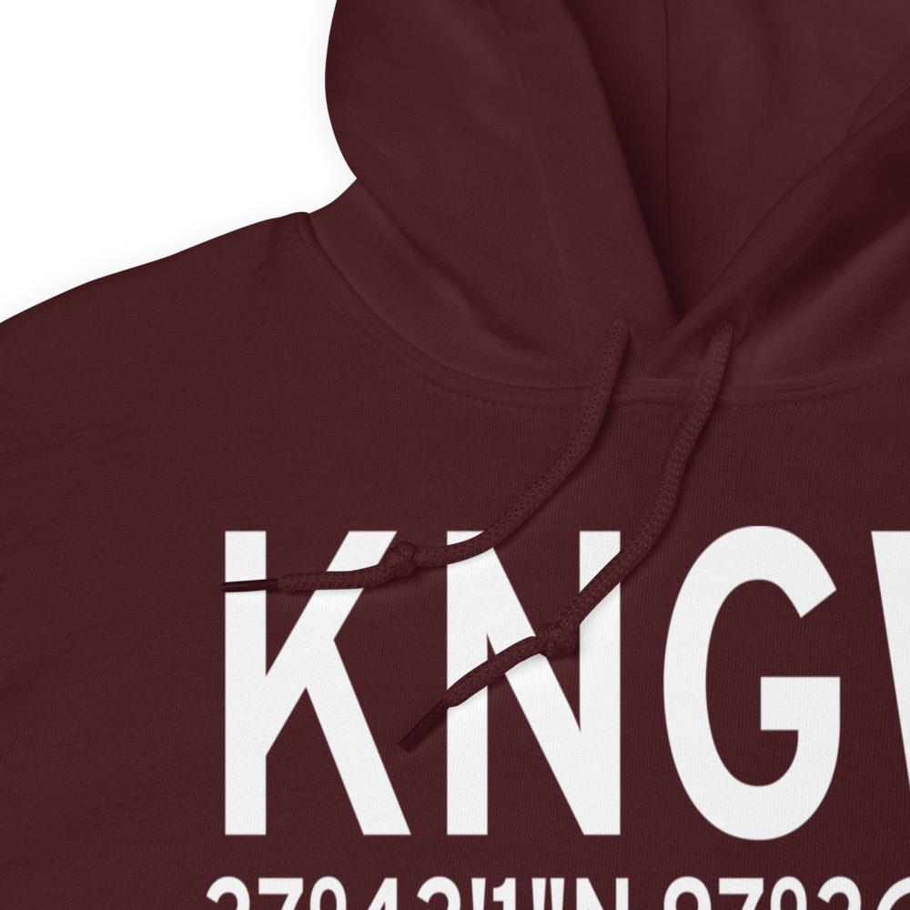 Cabaniss Field Nolf Airport (KNGW) ICAO Hoodie Sweatshirt 