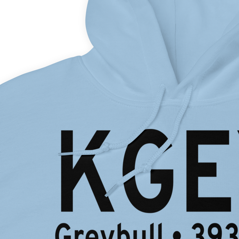 South Big Horn County Airport (KGEY) ICAO Hoodie Sweatshirt 