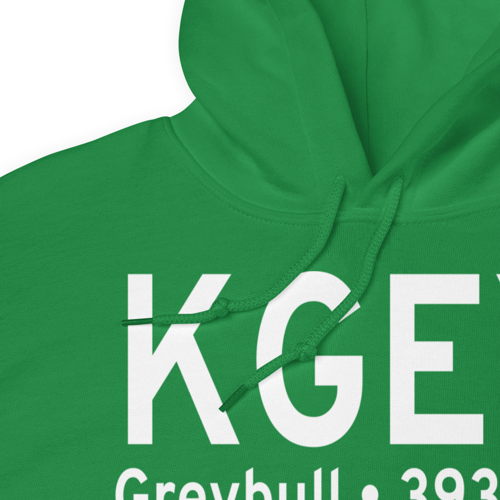 South Big Horn County Airport (KGEY) ICAO Hoodie Sweatshirt 