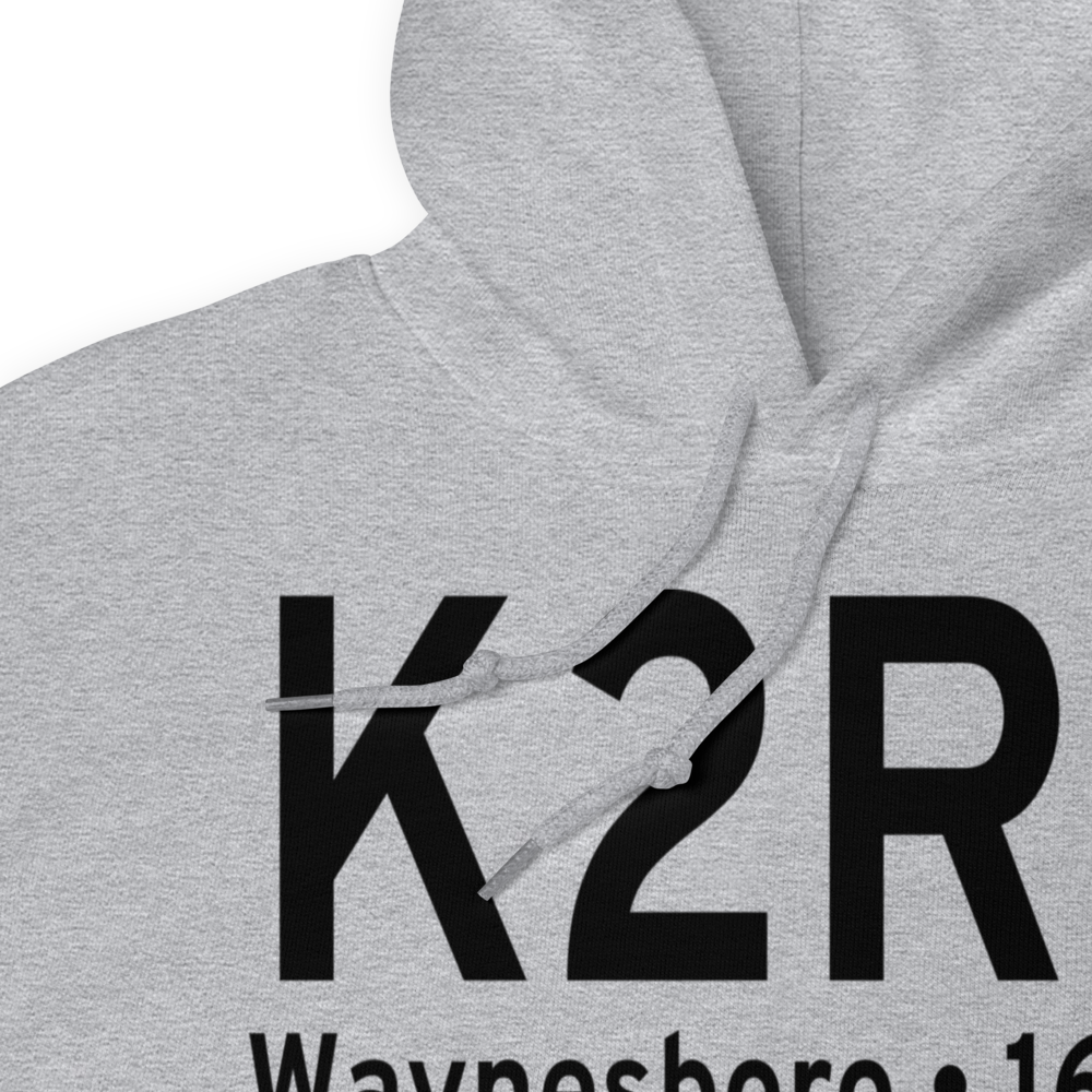 Waynesboro Municipal Airport (K2R0) ICAO Hoodie Sweatshirt 
