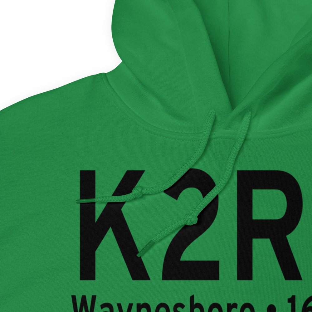 Waynesboro Municipal Airport (K2R0) ICAO Hoodie Sweatshirt 