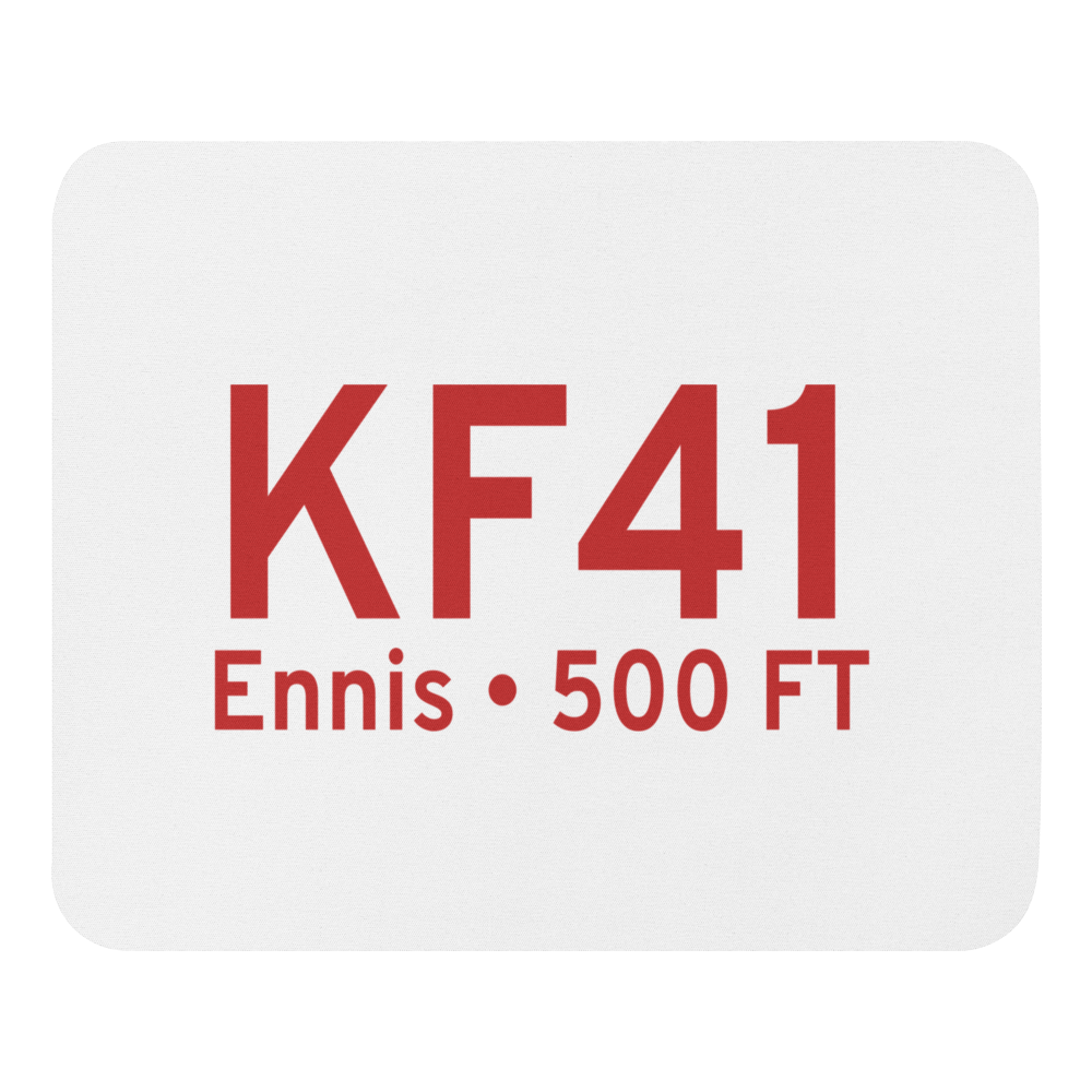 Ennis Municipal Airport (KF41) ICAO  Mouse Pad 