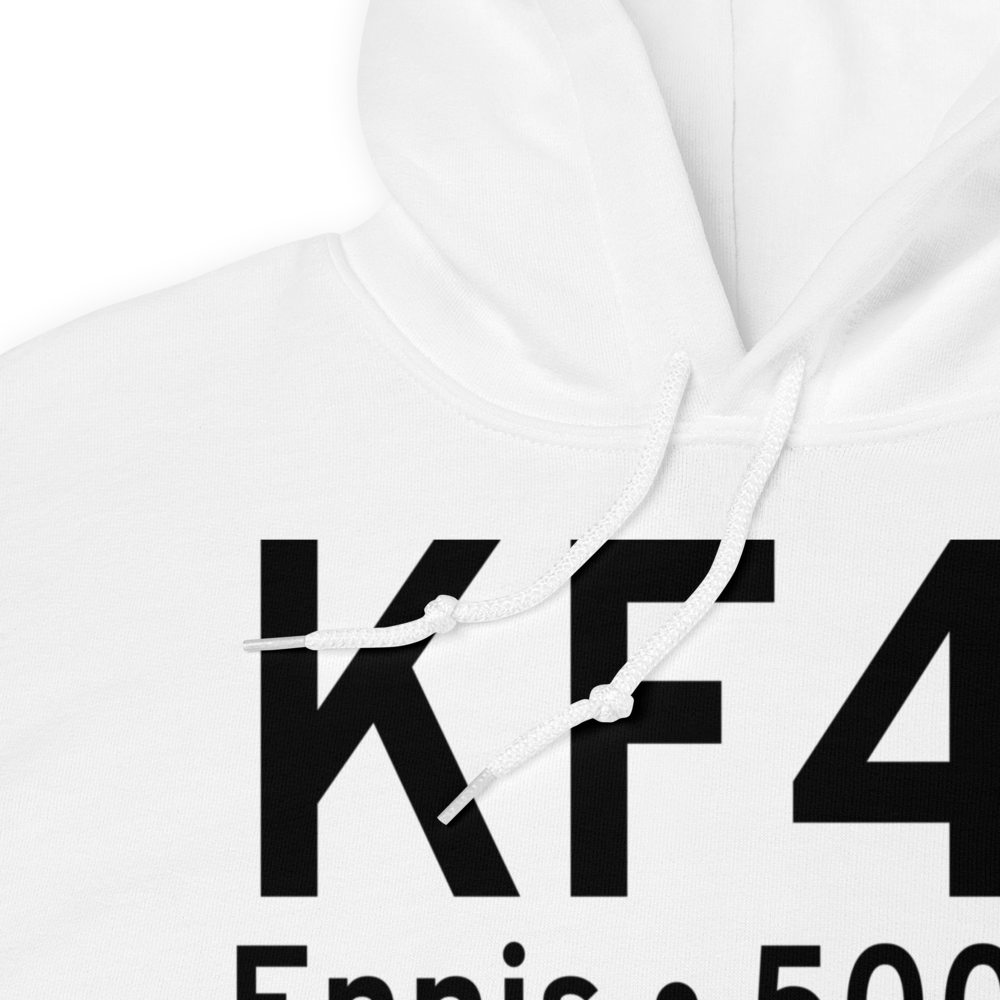 Ennis Municipal Airport (KF41) ICAO Hoodie Sweatshirt 