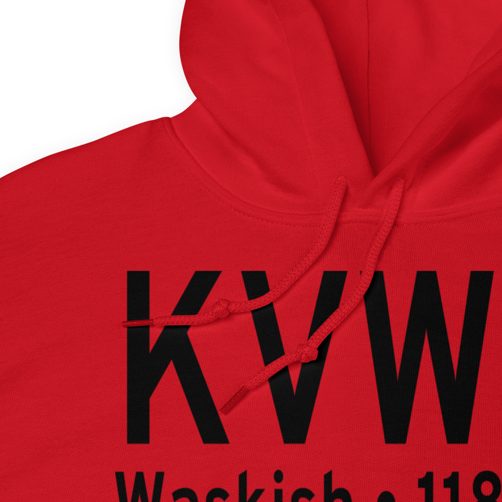 Waskish Municipal Airport (KVWU) ICAO Hoodie Sweatshirt 