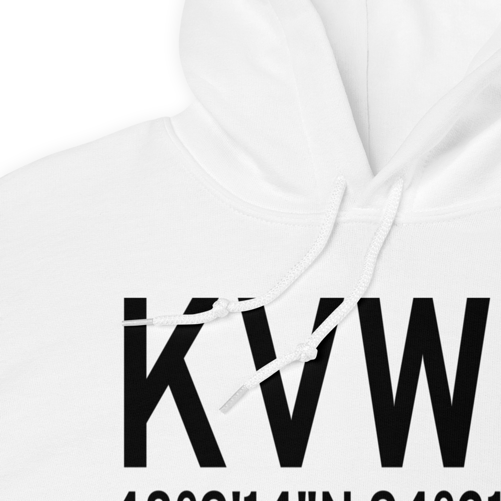 Waskish Municipal Airport (KVWU) ICAO Hoodie Sweatshirt 