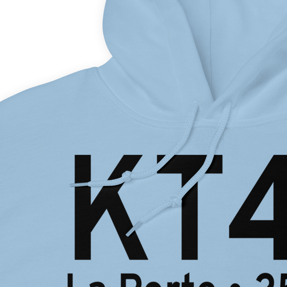 La Porte Municipal Airport (KT41) ICAO Hoodie Sweatshirt 