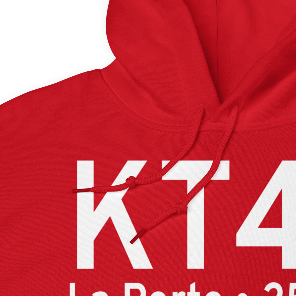 La Porte Municipal Airport (KT41) ICAO Hoodie Sweatshirt 