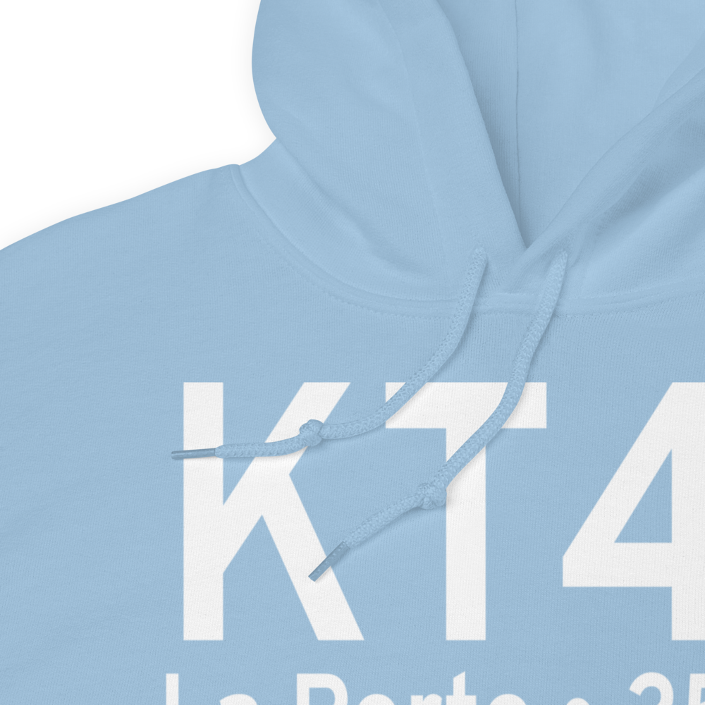La Porte Municipal Airport (KT41) ICAO Hoodie Sweatshirt 