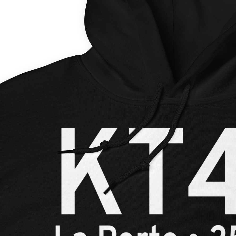 La Porte Municipal Airport (KT41) ICAO Hoodie Sweatshirt 