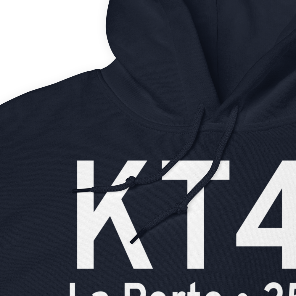 La Porte Municipal Airport (KT41) ICAO Hoodie Sweatshirt 