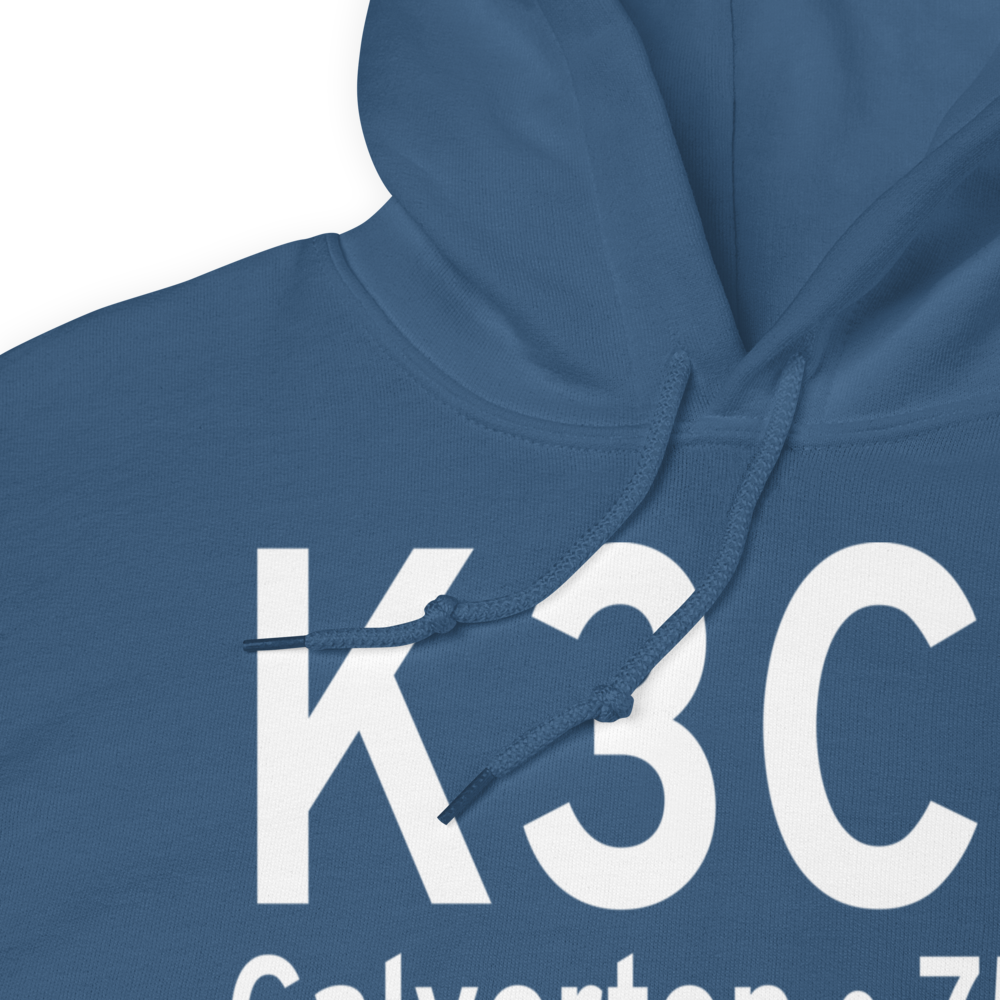 Calverton Executive Airpark (K3C8) ICAO Hoodie Sweatshirt 