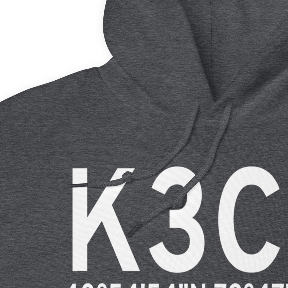 Calverton Executive Airpark (K3C8) ICAO Hoodie Sweatshirt 