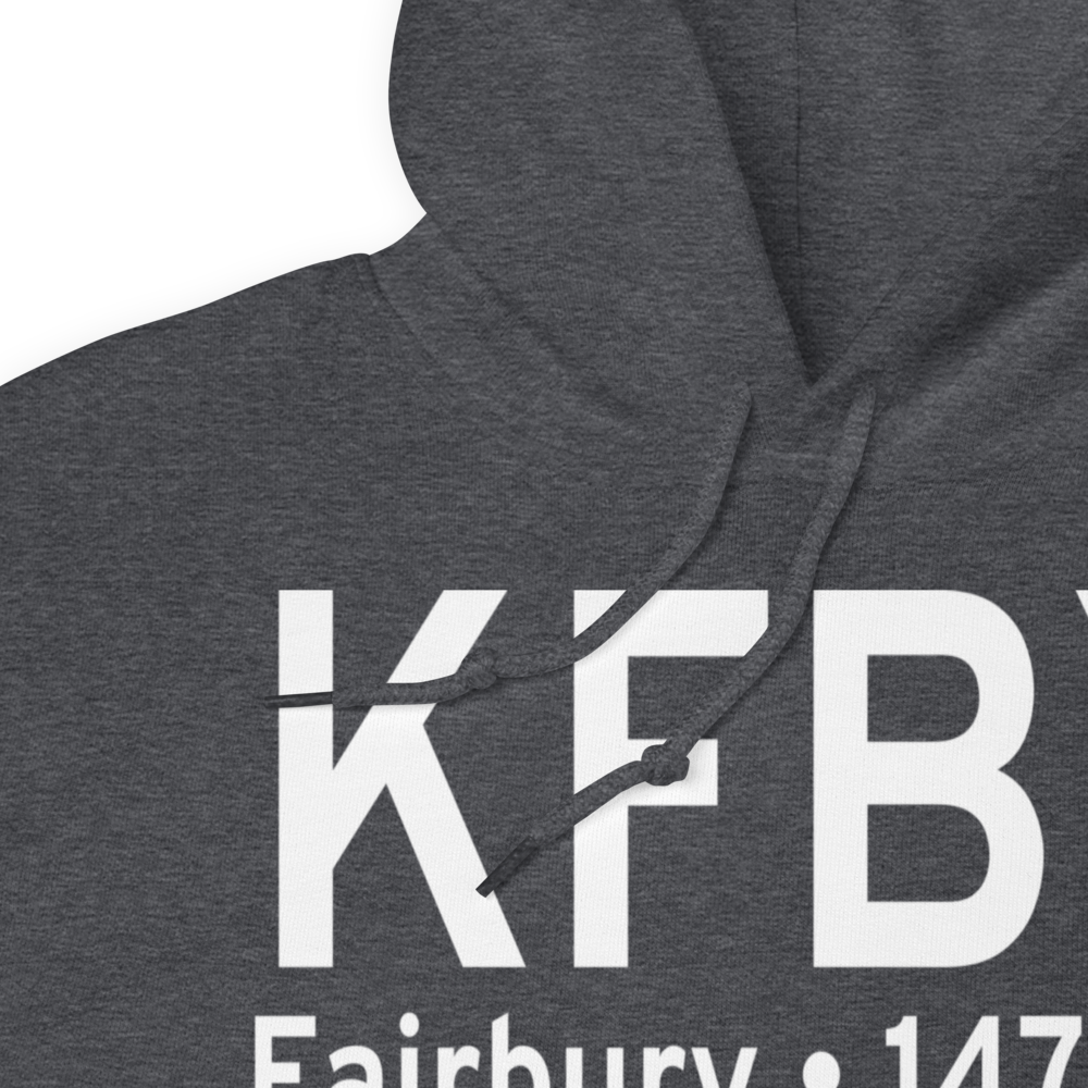 Fairbury Municipal Airport (KFBY) ICAO Hoodie Sweatshirt 