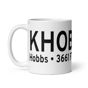 Lea County Regional Airport (KHOB) ICAO Mug