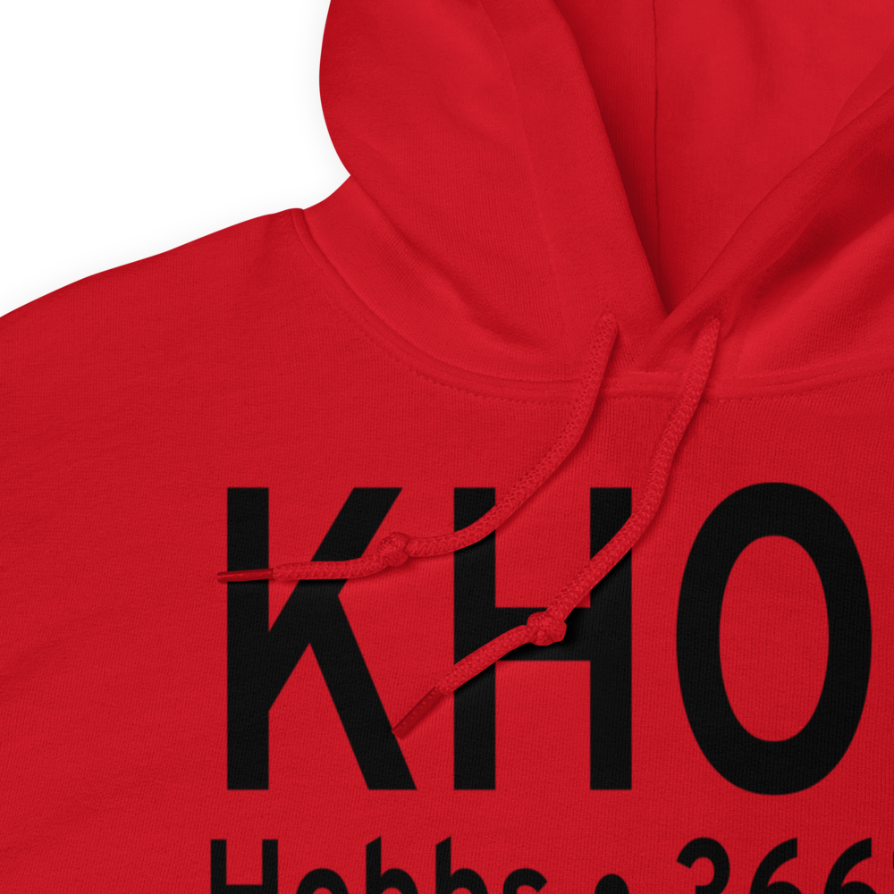 Lea County Regional Airport (KHOB) ICAO Hoodie Sweatshirt 