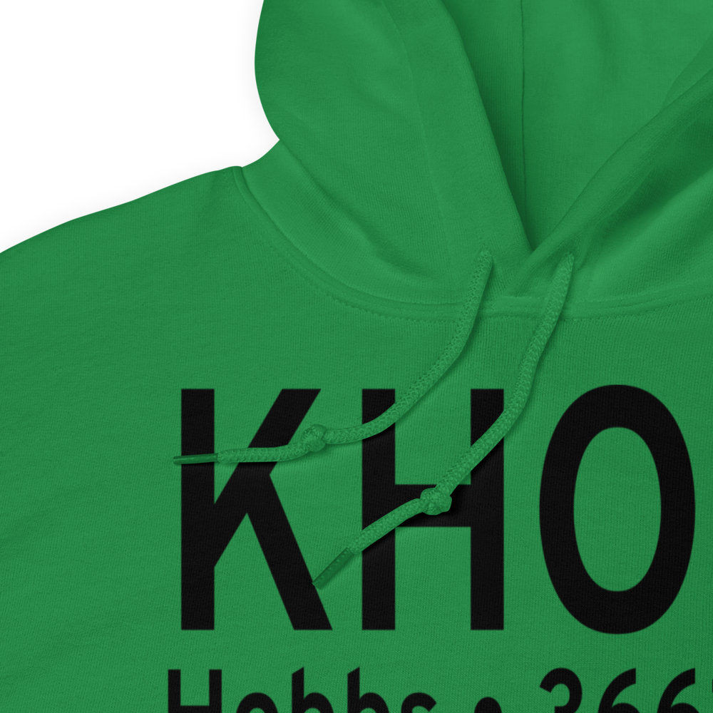 Lea County Regional Airport (KHOB) ICAO Hoodie Sweatshirt 