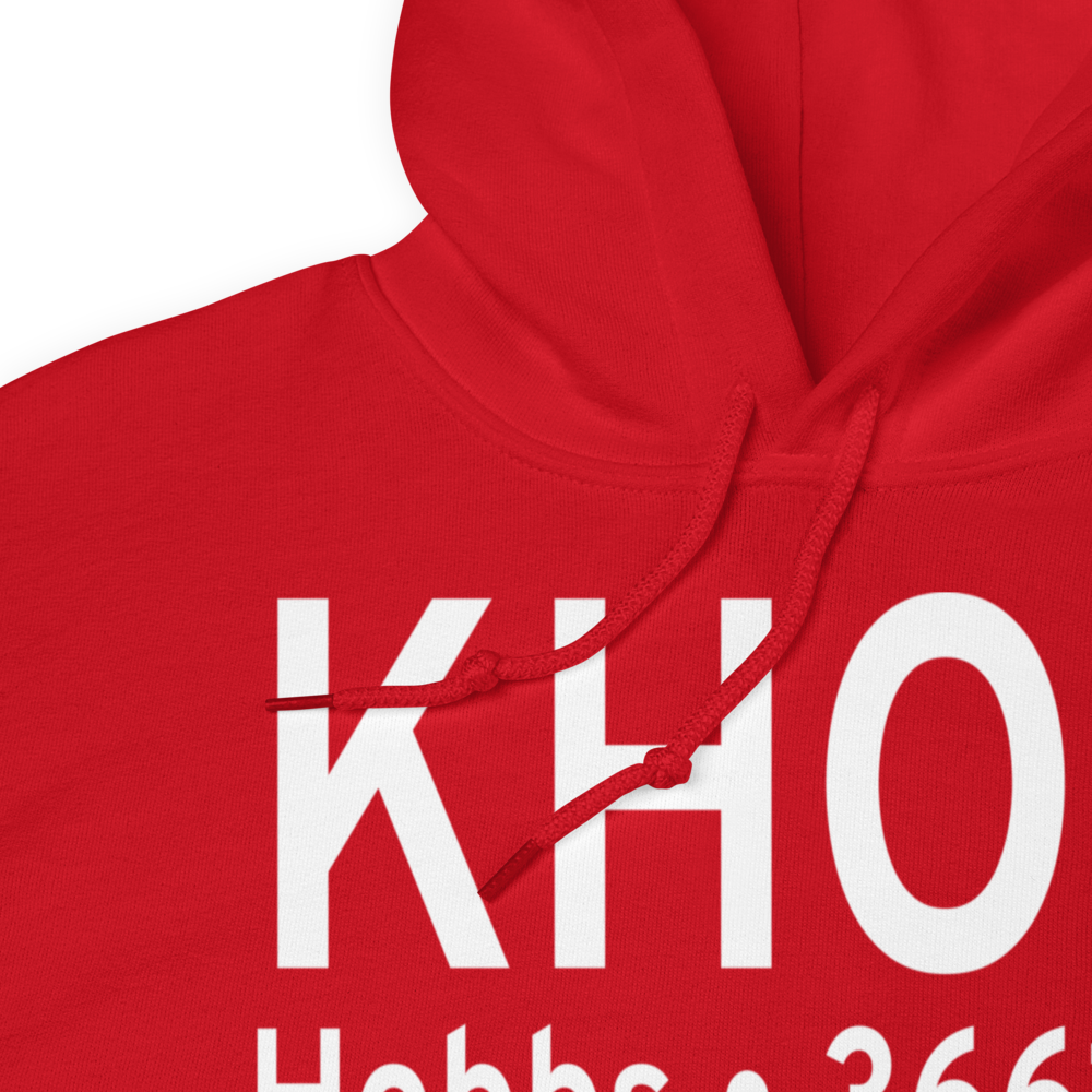 Lea County Regional Airport (KHOB) ICAO Hoodie Sweatshirt 