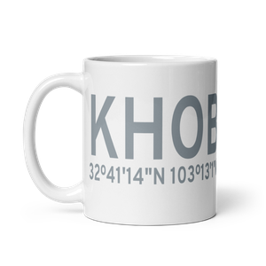 Lea County Regional Airport (KHOB) ICAO Mug