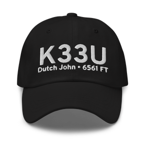 Dutch John Airport (K33U) ICAO Hat