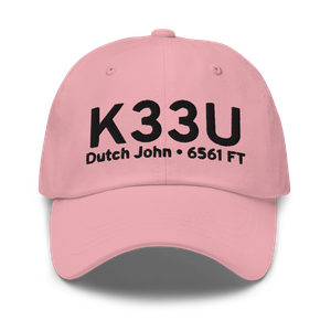 Dutch John Airport (K33U) ICAO Hat