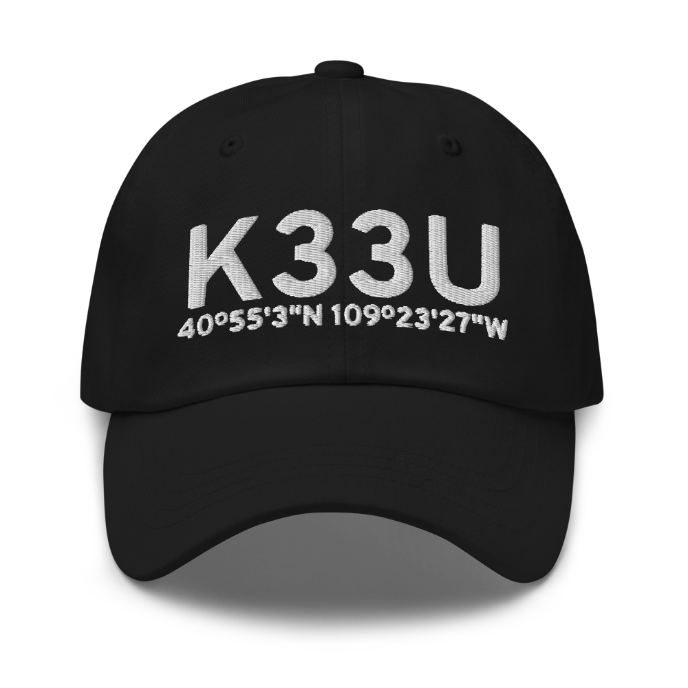 Dutch John Airport (K33U) ICAO Hat 