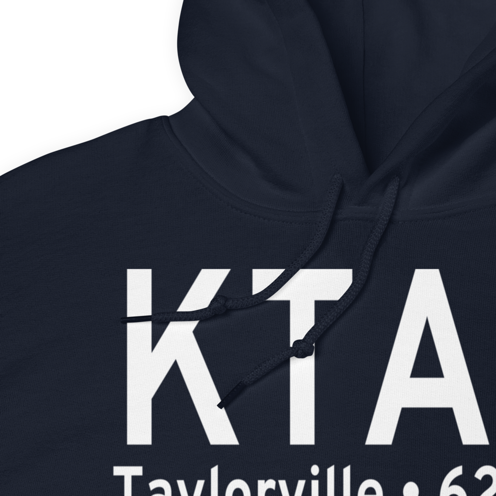 Taylorville Municipal Airport (KTAZ) ICAO Hoodie Sweatshirt 