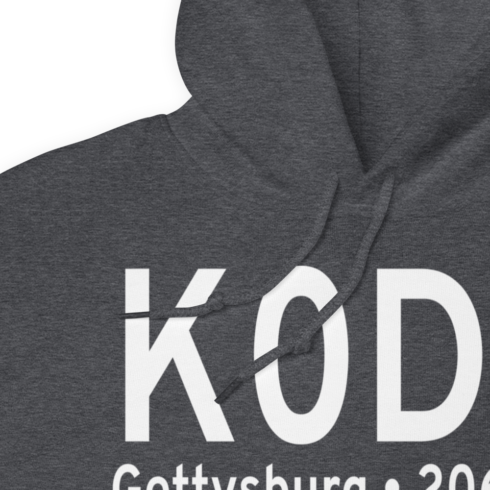 Gettysburg Municipal Airport (K0D8) ICAO Hoodie Sweatshirt 