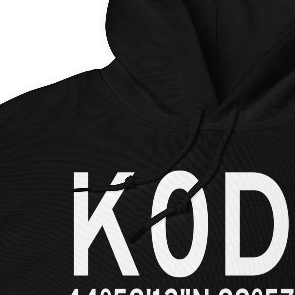 Gettysburg Municipal Airport (K0D8) ICAO Hoodie Sweatshirt 