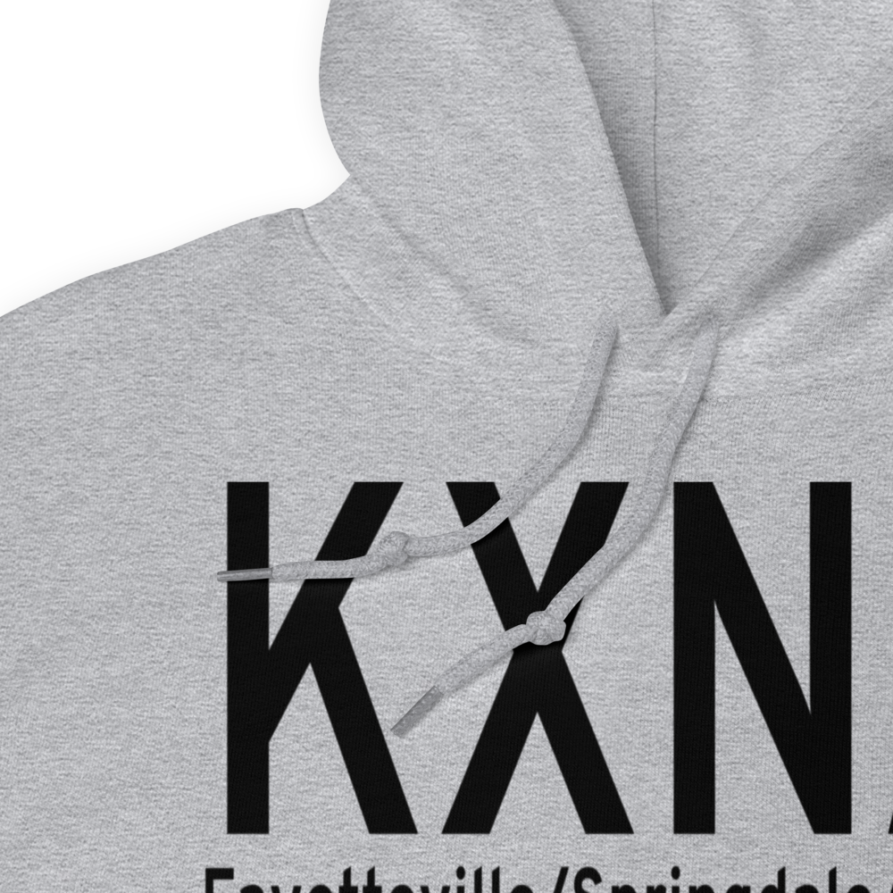 Northwest Arkansas Regional Airport (KXNA) ICAO Hoodie Sweatshirt 