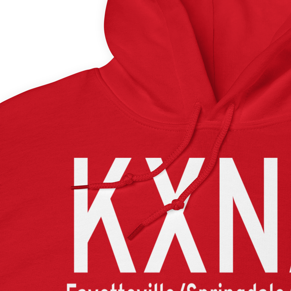 Northwest Arkansas Regional Airport (KXNA) ICAO Hoodie Sweatshirt 