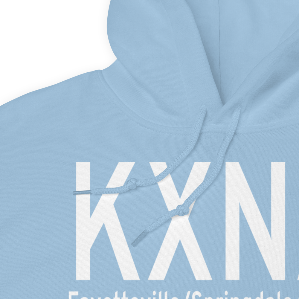Northwest Arkansas Regional Airport (KXNA) ICAO Hoodie Sweatshirt 
