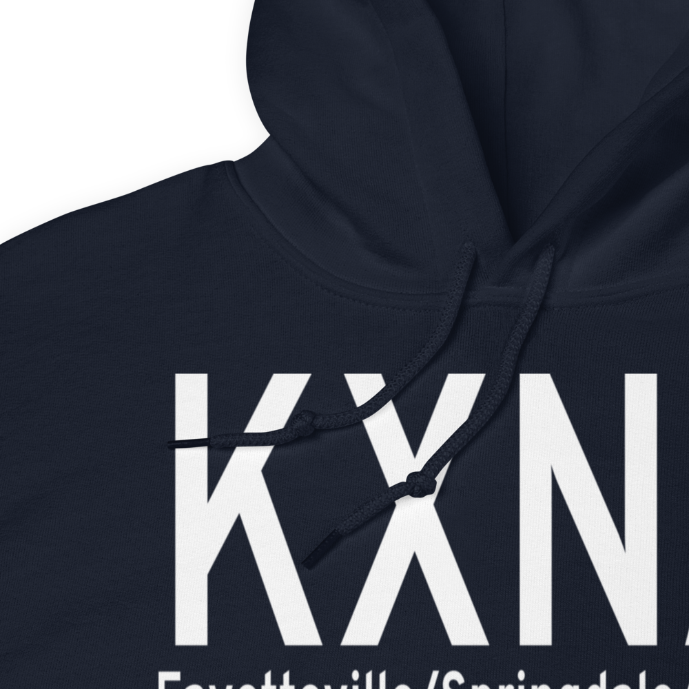 Northwest Arkansas Regional Airport (KXNA) ICAO Hoodie Sweatshirt 