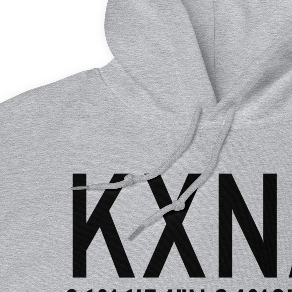 Northwest Arkansas Regional Airport (KXNA) ICAO Hoodie Sweatshirt 