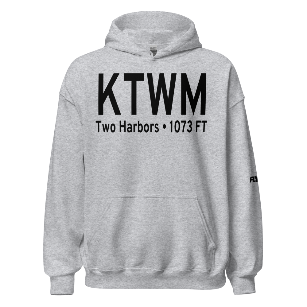 Richard B Helgeson Airport (KTWM) ICAO Hoodie Sweatshirt 